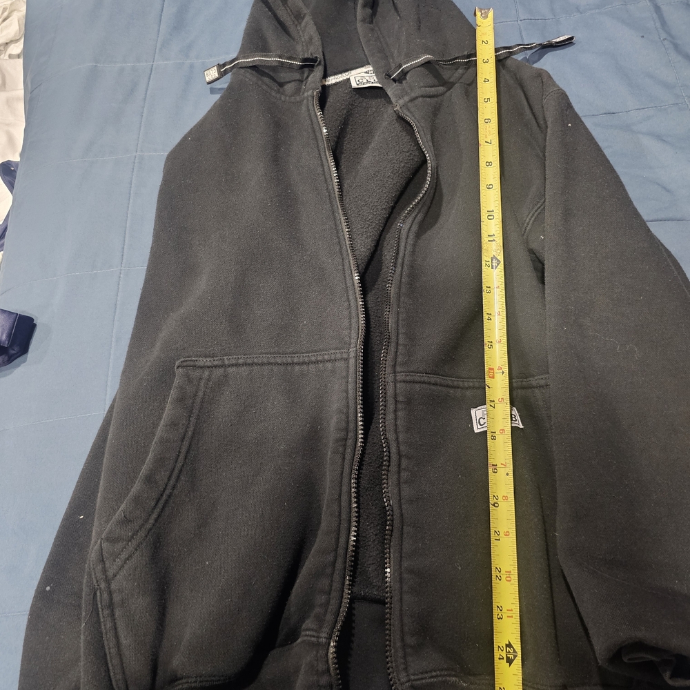 Club Black Men's Zip-Up Sweater - Picture 2 of 3